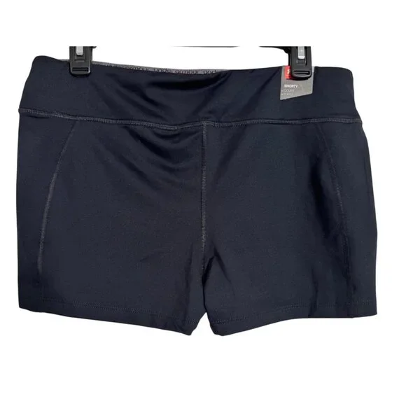 Under Armour Size XL Shorty Court Boy Compression Shorts Black Women's NWT - Picture 2 of 8